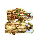 C6 Crispy Cali Lachs Avocado Inside out Roll